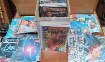 A Box full of vintage Star Trek comics. Includes 1st issue 1992