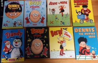 A Collection Of Children's Annuals To Include Dennis The Menace, Beryl The Peril, The Dandy, The