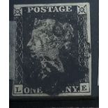 The Queen Postage Stamp Album Full Of Vintage Stamps From Around The World, To Include A Penny Black