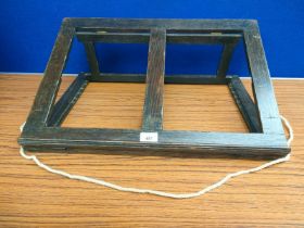 19th century folding oak lecture/ book stand.