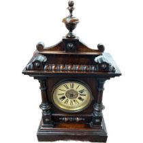Antique HAC 14 Day Strike German Mantel Clock. In a working condition. Comes with pendulum and key.