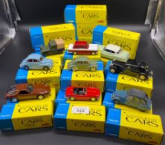 A collection of Corgi Hachette ‘A Century of Cars’ models all boxed