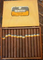 25 COHIBA, Habana Cuban Cigars Contained within a La Habana Cuba authentic wooden case.