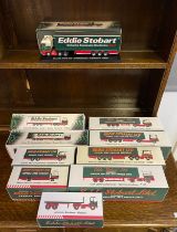 Ten boxed Eddie Stobart Vehicles