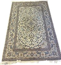 A Keshan Iranian Carpet wool - hand knotted 300 x 198 cm. Circa 1970 [Vintage] with certification of