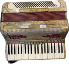 A Vintage Calvi Parma Accordion.