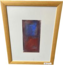 Taylor A Earnshaw Original Pastel artwork 'TE 003.JPG INDIGO' [Artwork- 33x16cm] Signed to the