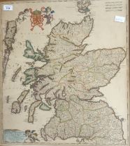 Antique Map 'Scotia Regnum' [Frame 63x56cm]