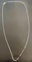 18ct white gold necklace. [1.87grams]