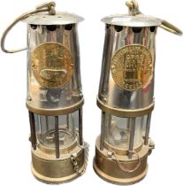 Two antique Minors Lanterns; Eccles.
