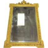 Large 19th century antique Regency style wall mirror, Highly detailed and moulded frame with gilt