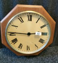 Vintage Gent's of Leicester electric wall clock. [40cm diameter]