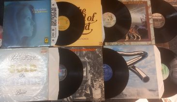 A Collection Of LPs to include Simple Red, Barbra Dickson, Rod Stewart, Eurythmics, Dean Martin,