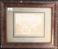 Dunfermline Athletic Football Club Season 1911-12 framed photograph, to include the players names.
