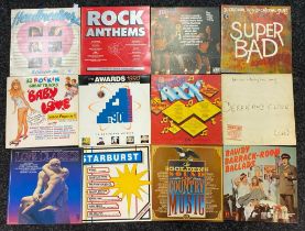 A collection of Records; Heart breakers, Rock anthems, love classics & super bad