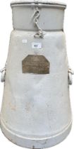 An antique full Dalziel coop Motherwell milk churn [67cm]