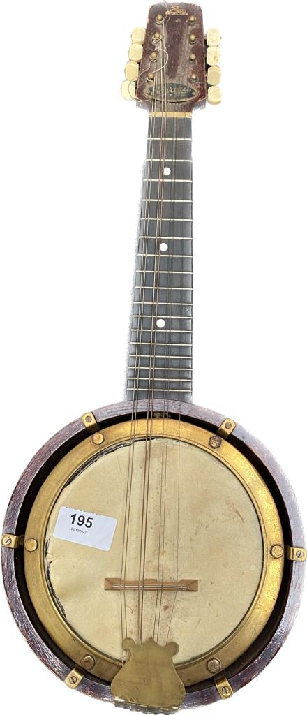A British made Savana model banjo with casing [54cm] need attention - Image 2 of 5