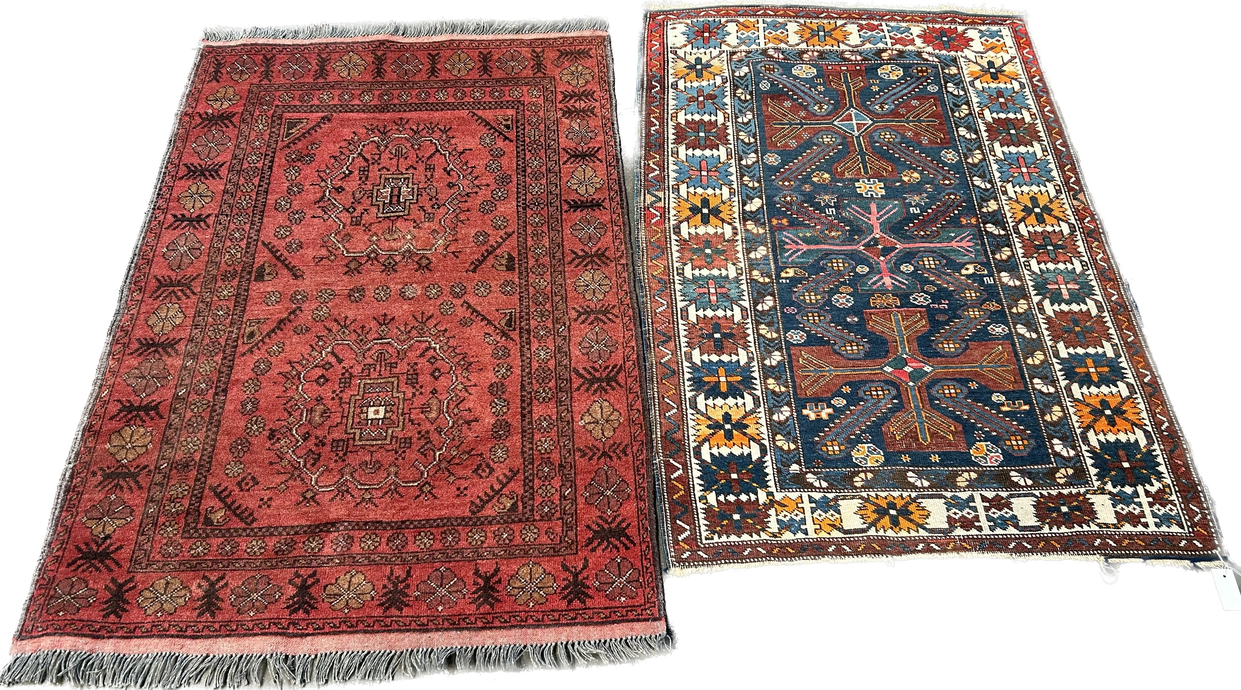 A lot of two Caucasian rugs [146x100cm]
