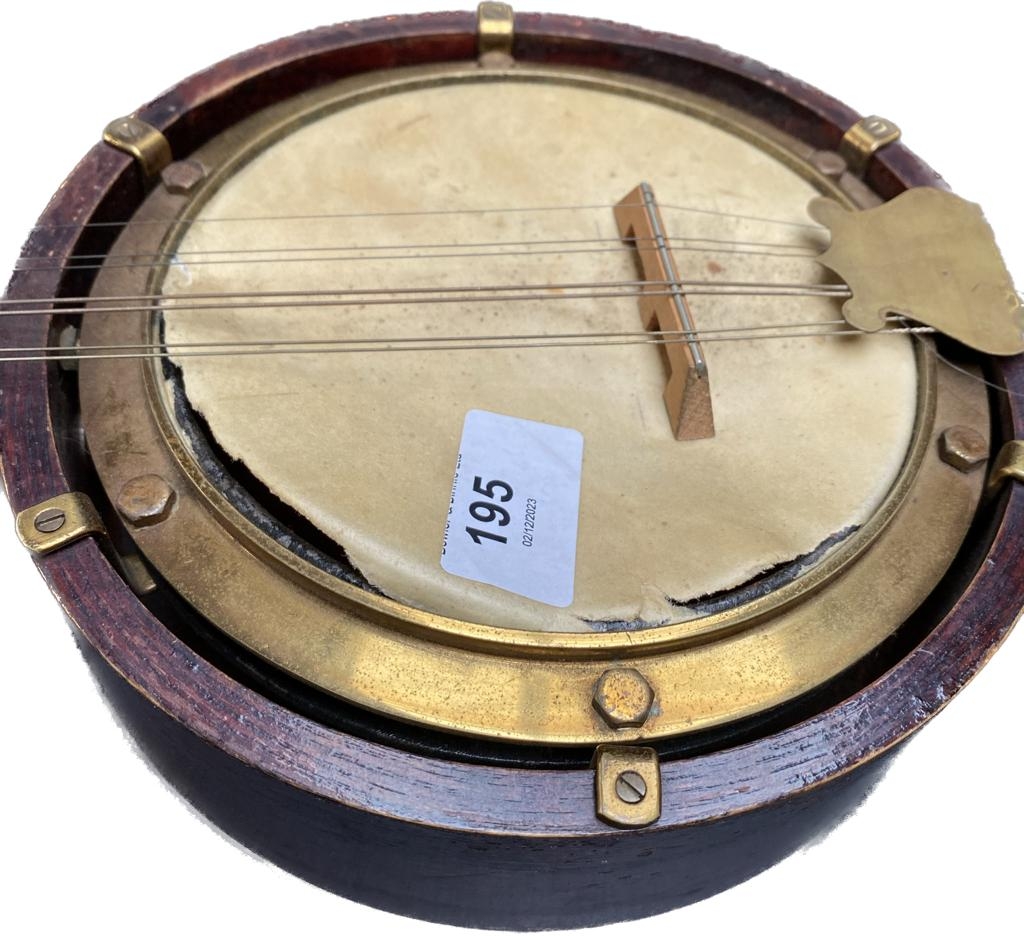 A British made Savana model banjo with casing [54cm] need attention - Image 5 of 5