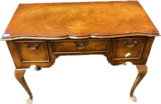 19th Century French style ladies writing desk with fitted brass handles [76x100x49]