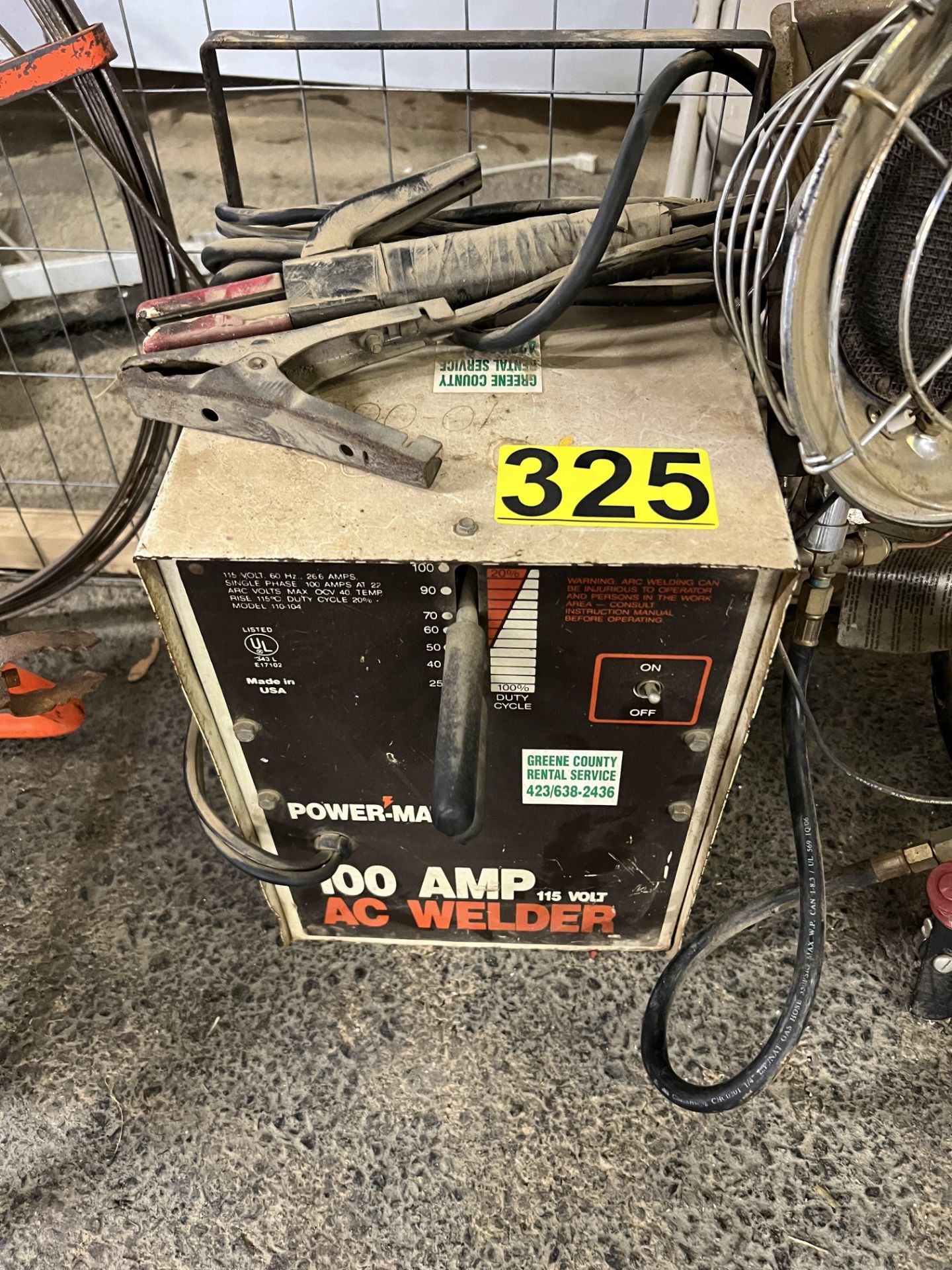 Powermate AC Welder, 100 Amp, 115 Volt