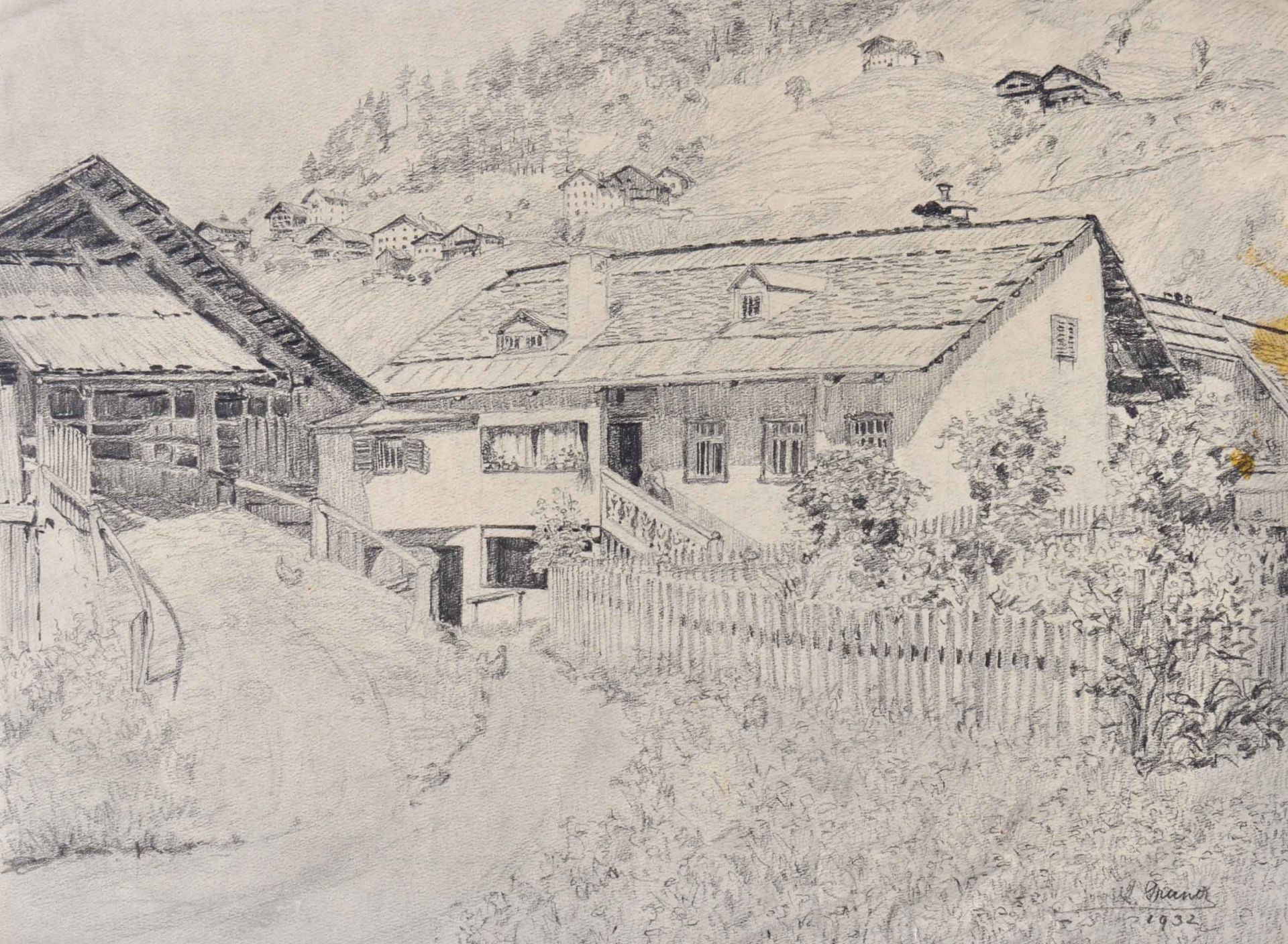 Lila Gruner - Riffeser in Wolkenstein, Gröden, 1932