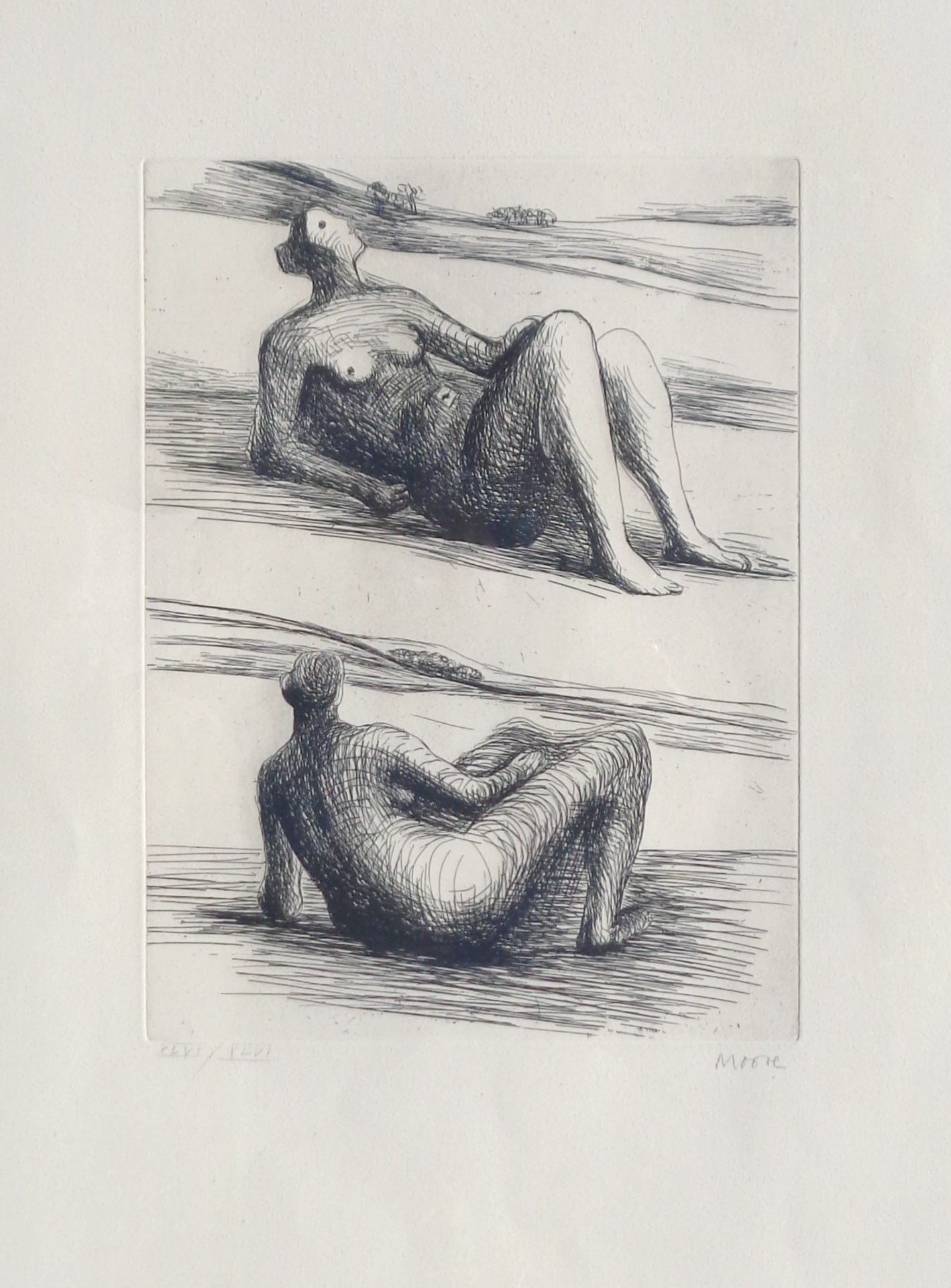 Henry Moore - Two reclining figures, 1978