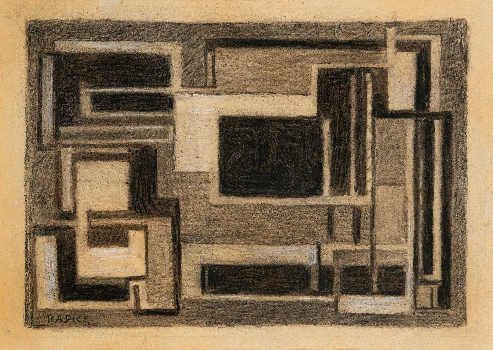 Mario Radice - Studie für die Casa del Fascio in Como, 1936/1938