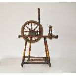 Anonym/Anonimo - Spinnrad, Gröden, 1837