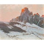 Karl Ludwig Prinz - in den Dolomiten (Südfront: Sass Songher über Corvara- Colfuschg), um 1917