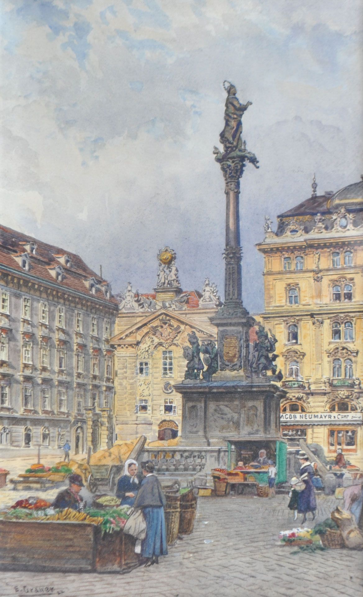 Ernst Graner - Mariensäule in Wien, 1922
