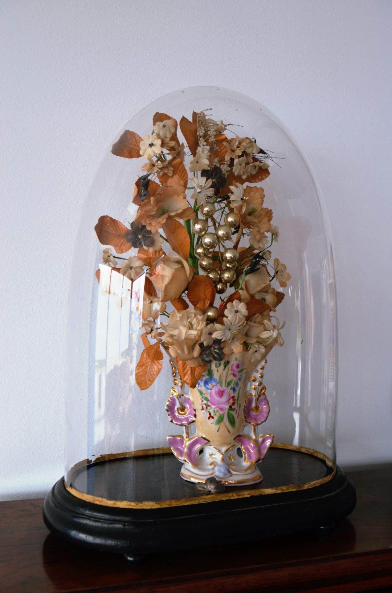 Globe de mariés décor floral (manque)  - Bild 2 aus 2