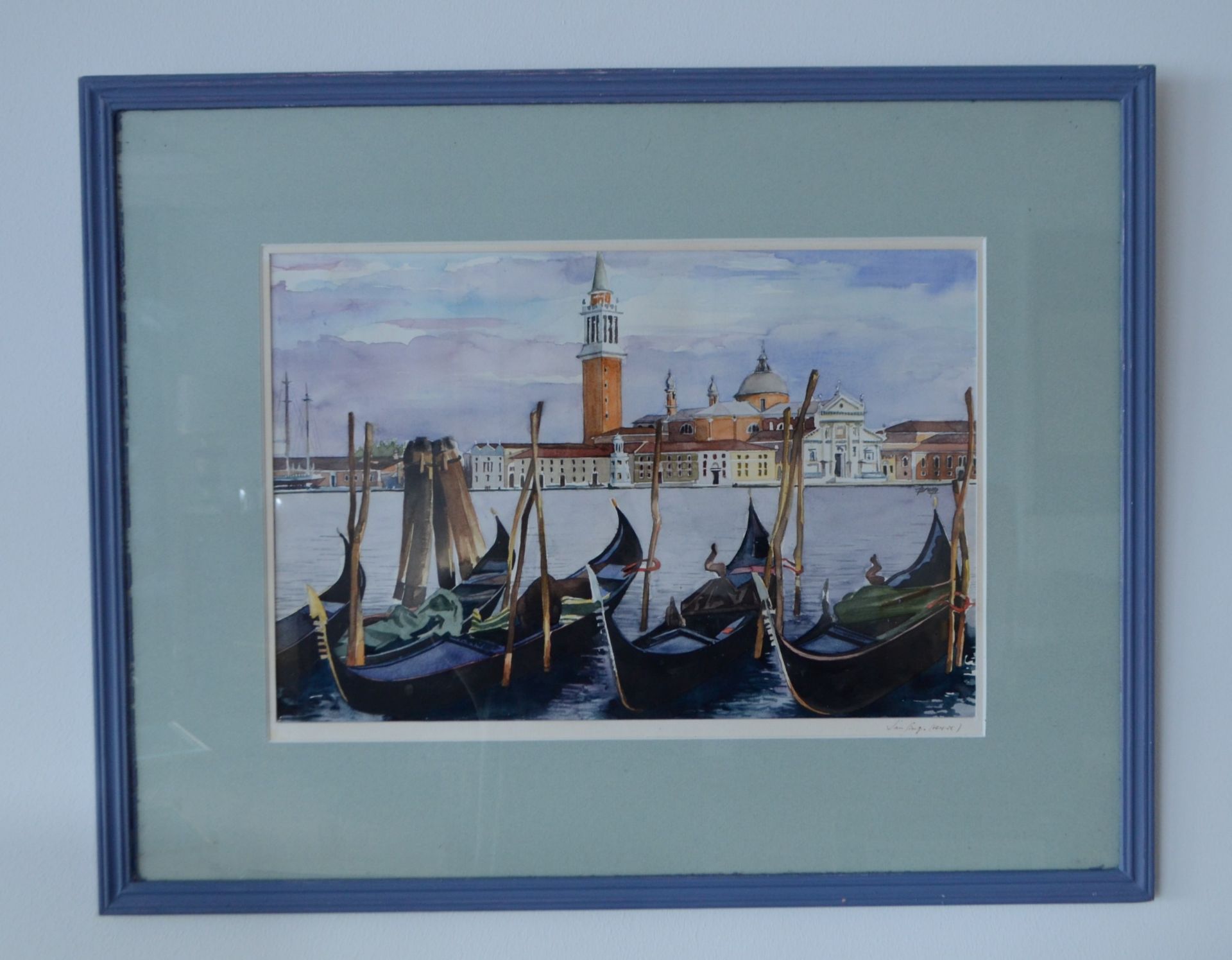 San Giorgio - Aquarelle - paysage de Venise