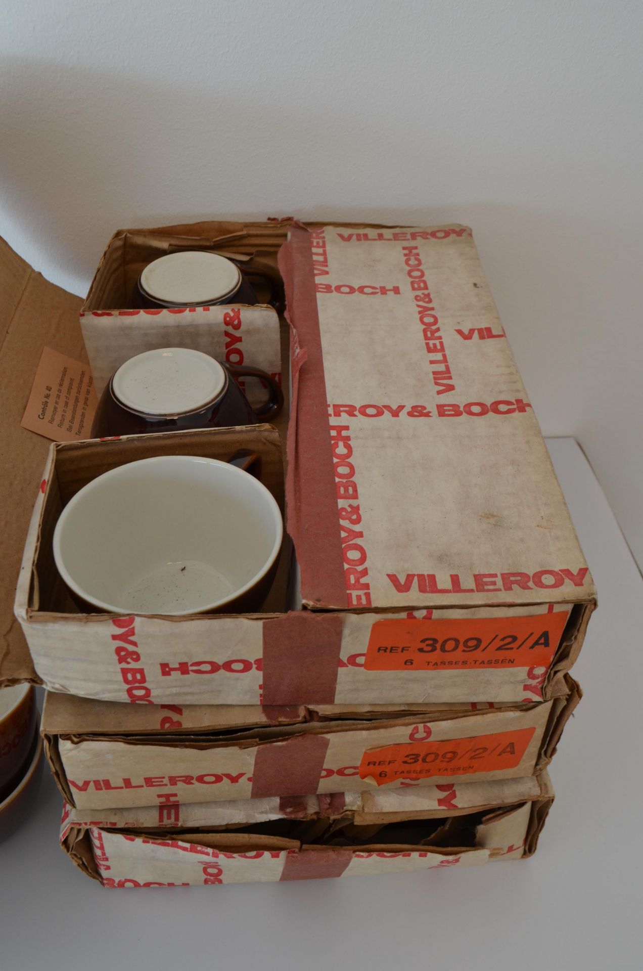 Service Villeroy & Boch Vintage marron - Image 3 of 4