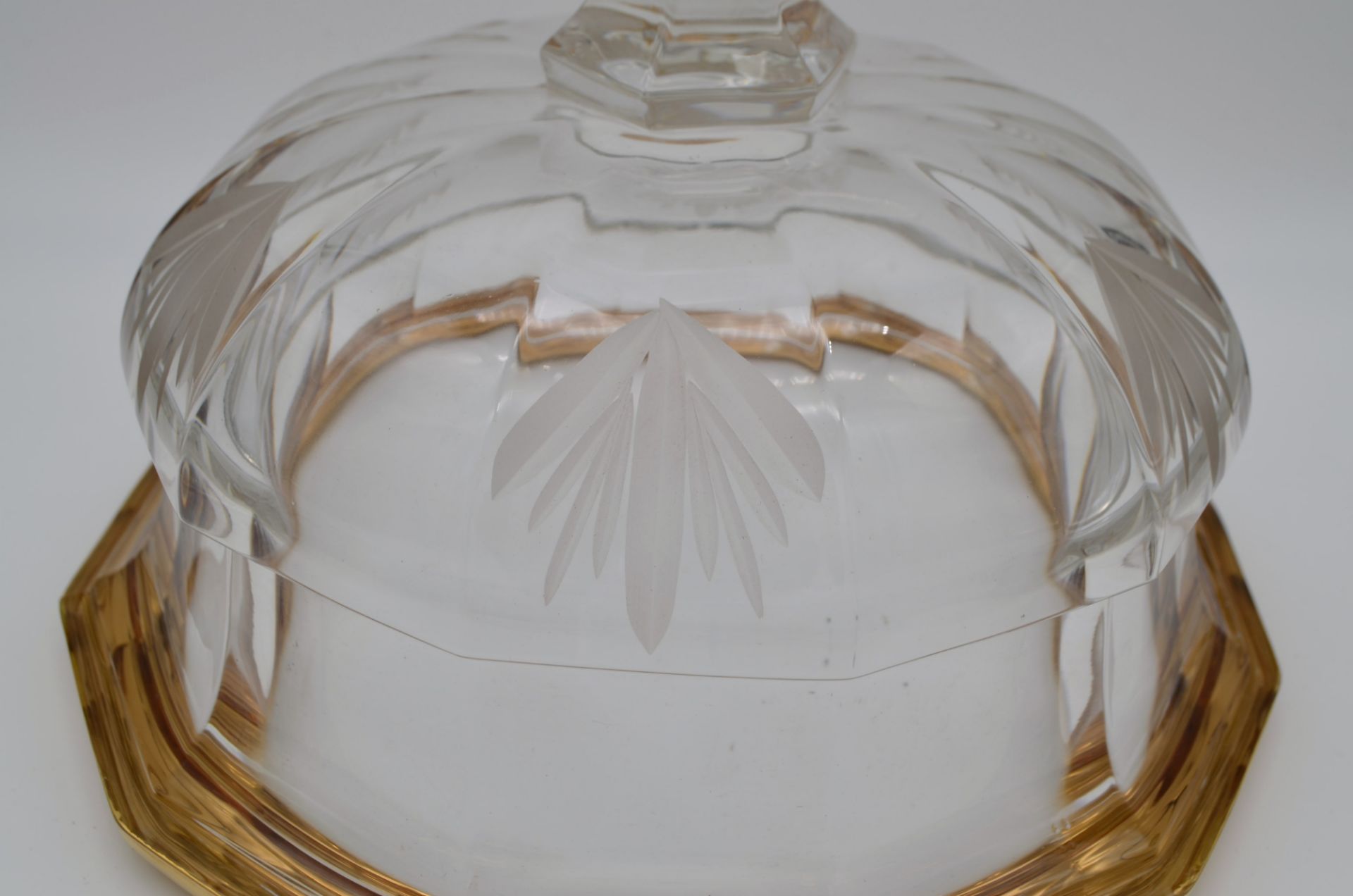 Coupe à fruits en cristal Artisanat de Lorraine 20e siècle - Image 3 of 3