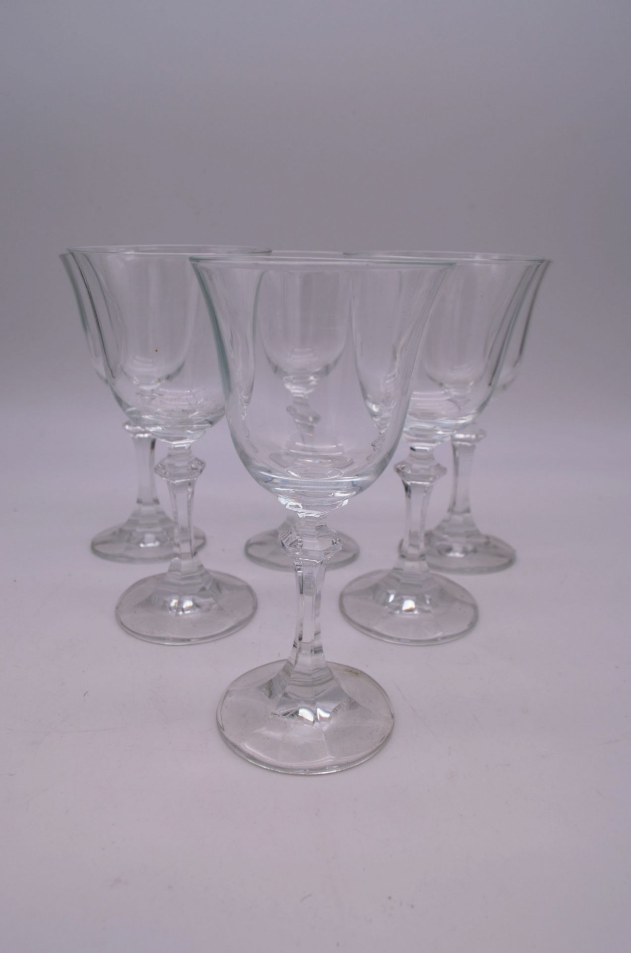 Lot de 6 verres de vin en Royal Bavarian Cristal avec sa boite d'origine