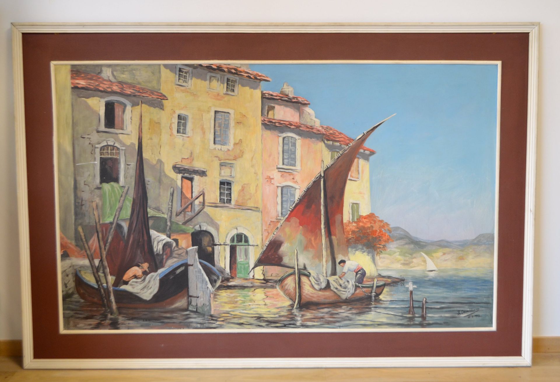 Peinture signée Devalkeneer 1959