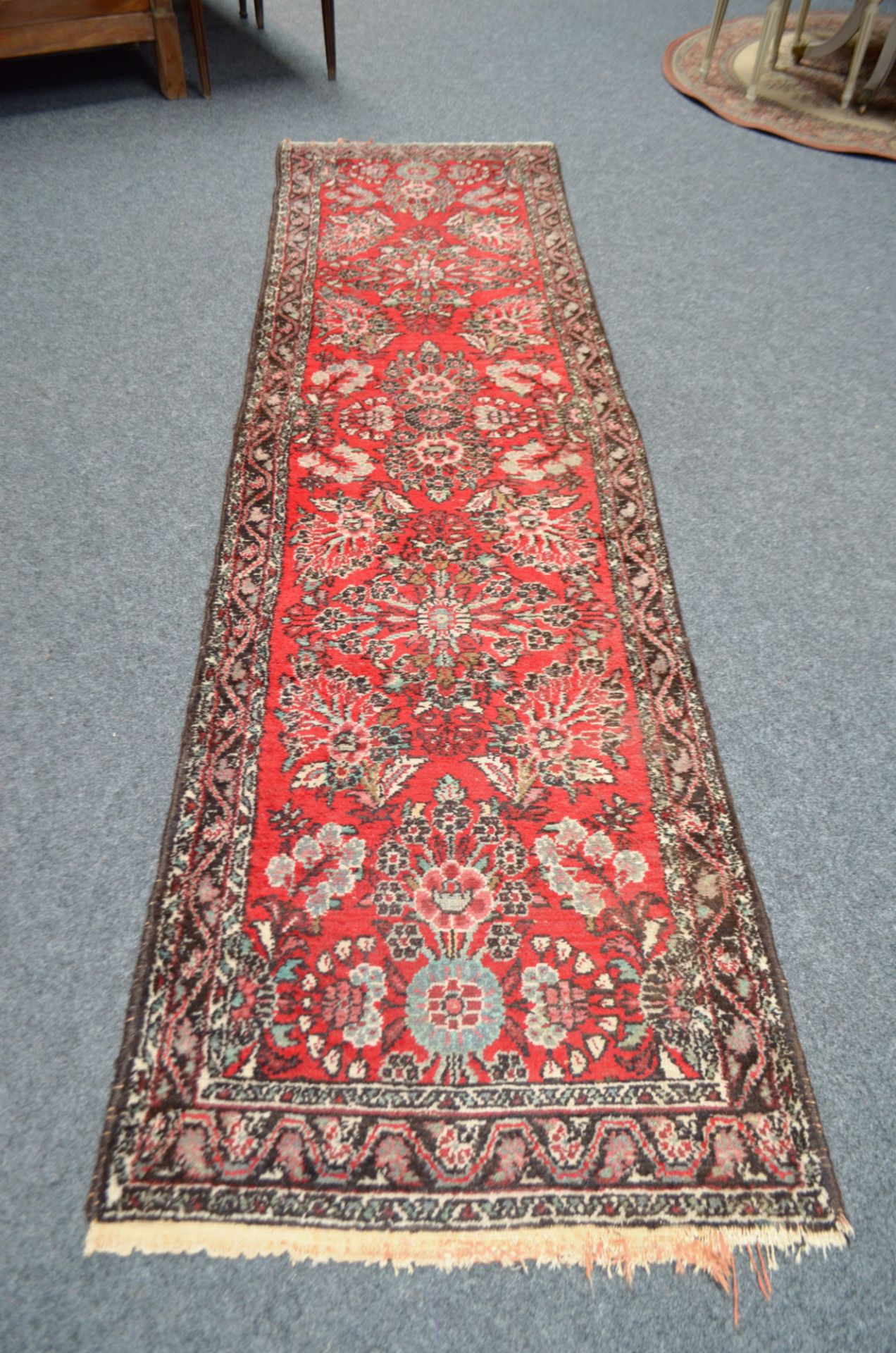 Tapis d'Orient de couloir fait main en Iran