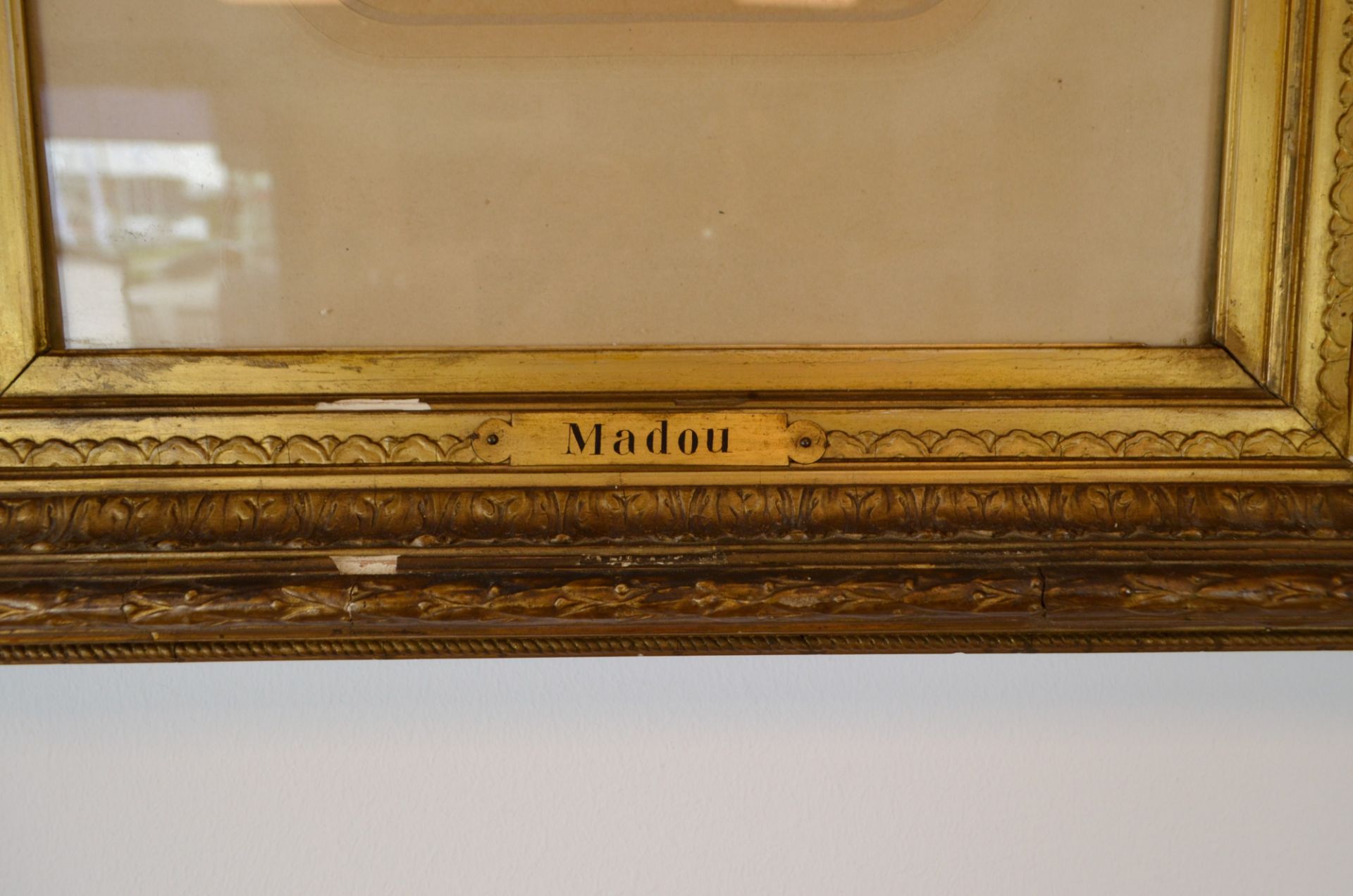 Dessin "La vieille dame assise" signé Jean-Baptiste MADOU (1796-1877) - Image 4 of 6