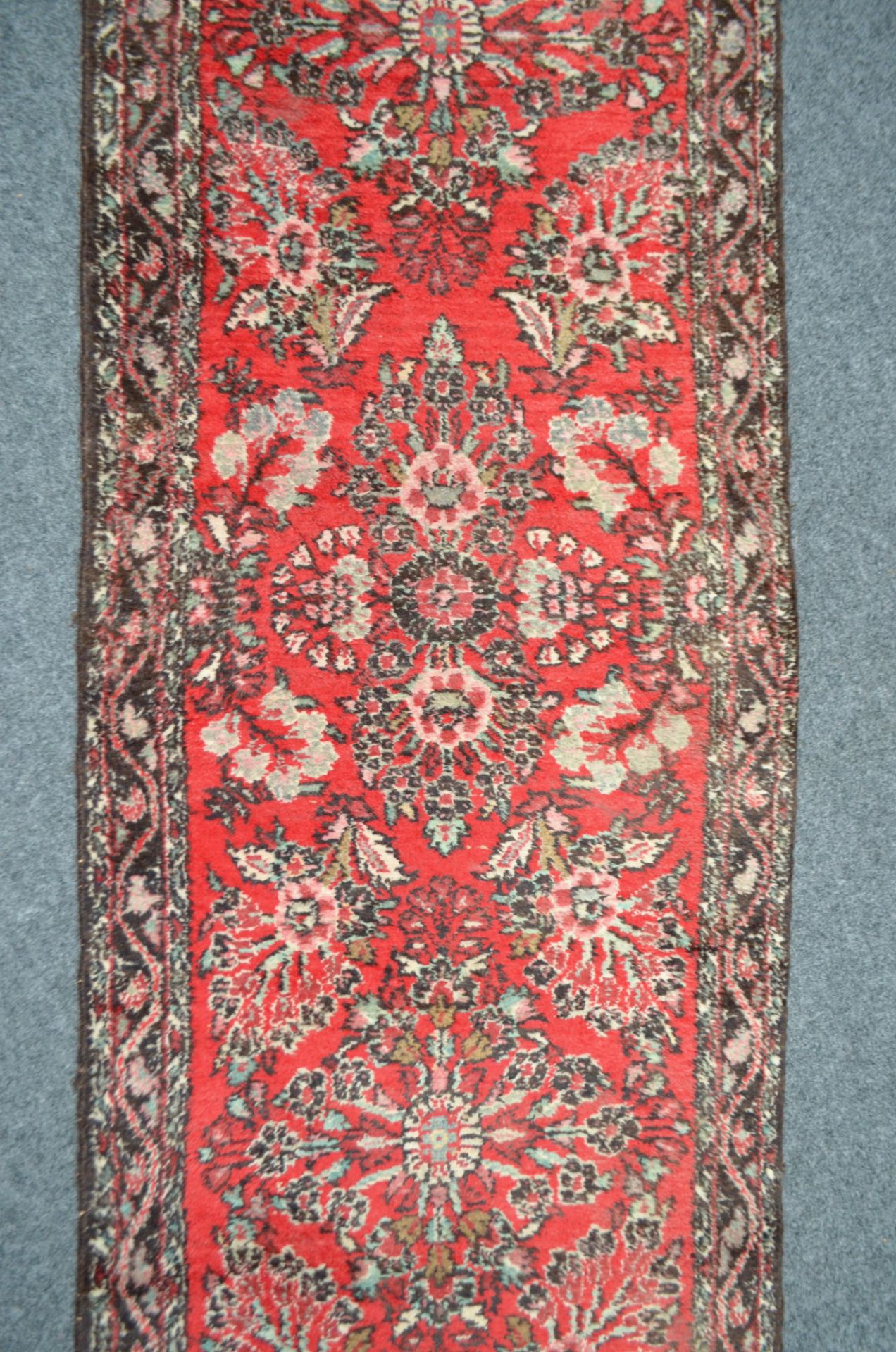 Tapis d'Orient de couloir fait main en Iran - Image 2 of 3