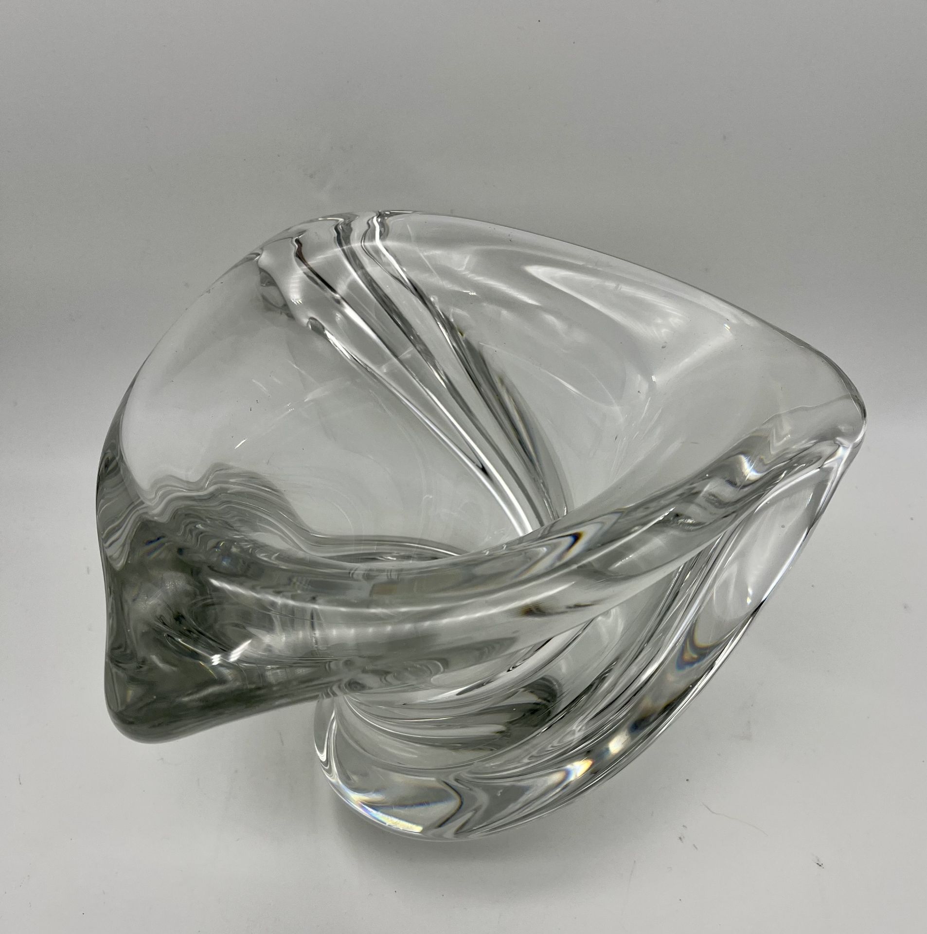Vase/vasque en cristal Val Saint Lambert Modèle d'après Antonio et Guido Bon - Image 2 of 2
