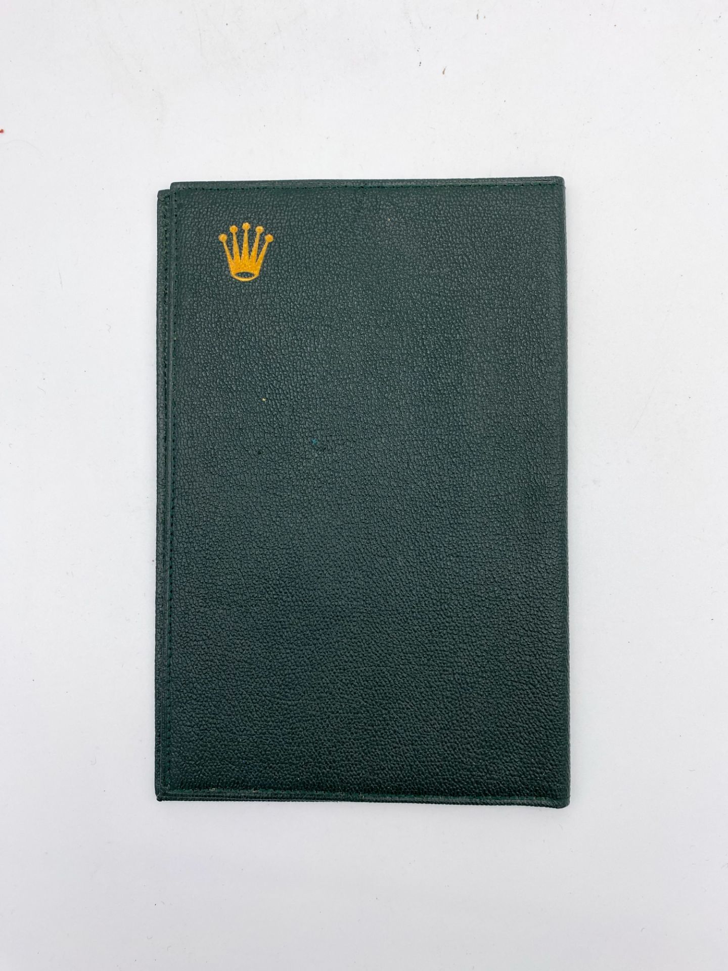 ROLEX Maroquinerie - Pochette en maroquin vert émeraude - insigne en haut à droite - ca 1960 - Image 2 of 3