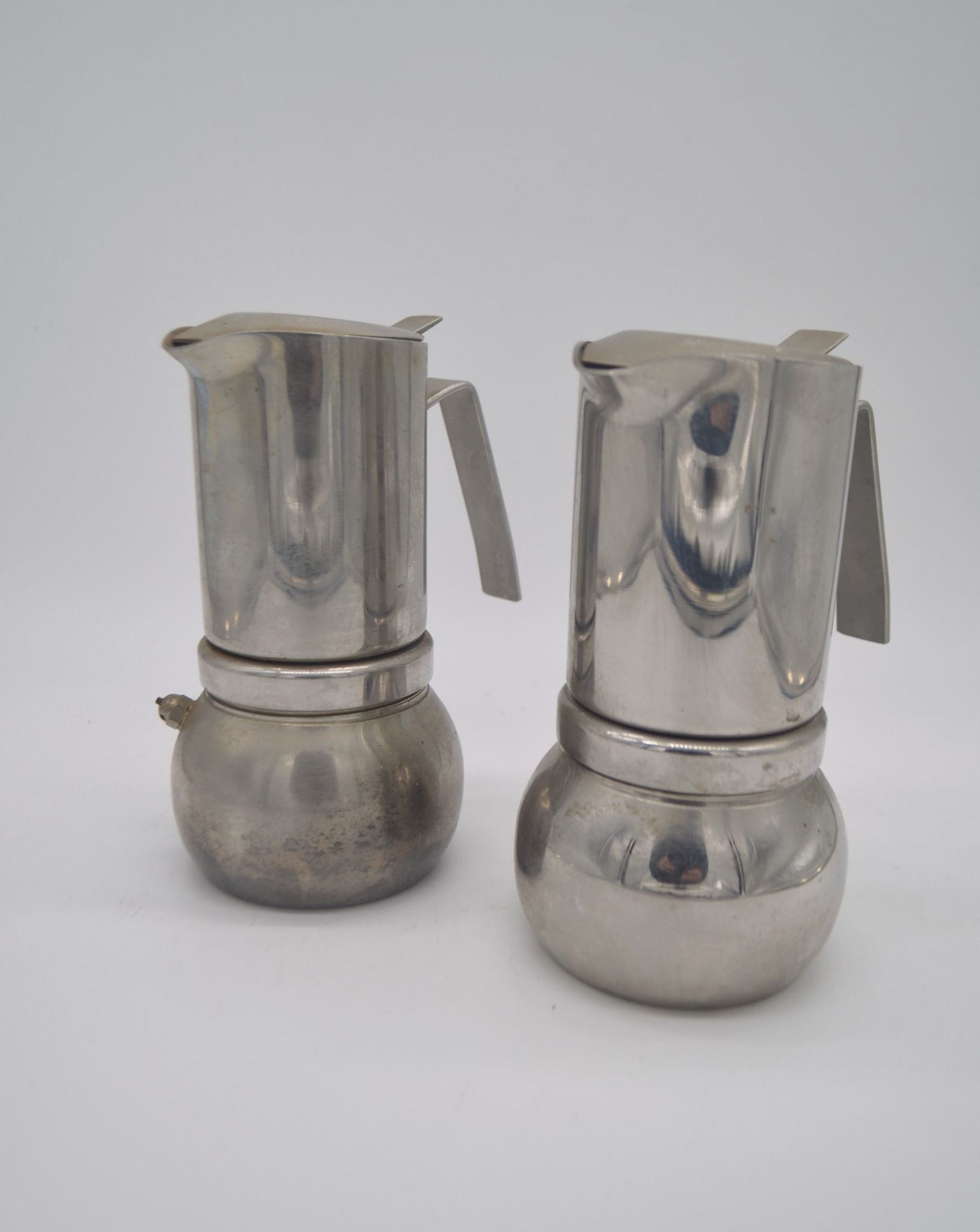 Lot de 2x cafetières pot à moka Stella, fabriqué en Italie, années 1980 - Image 4 of 4