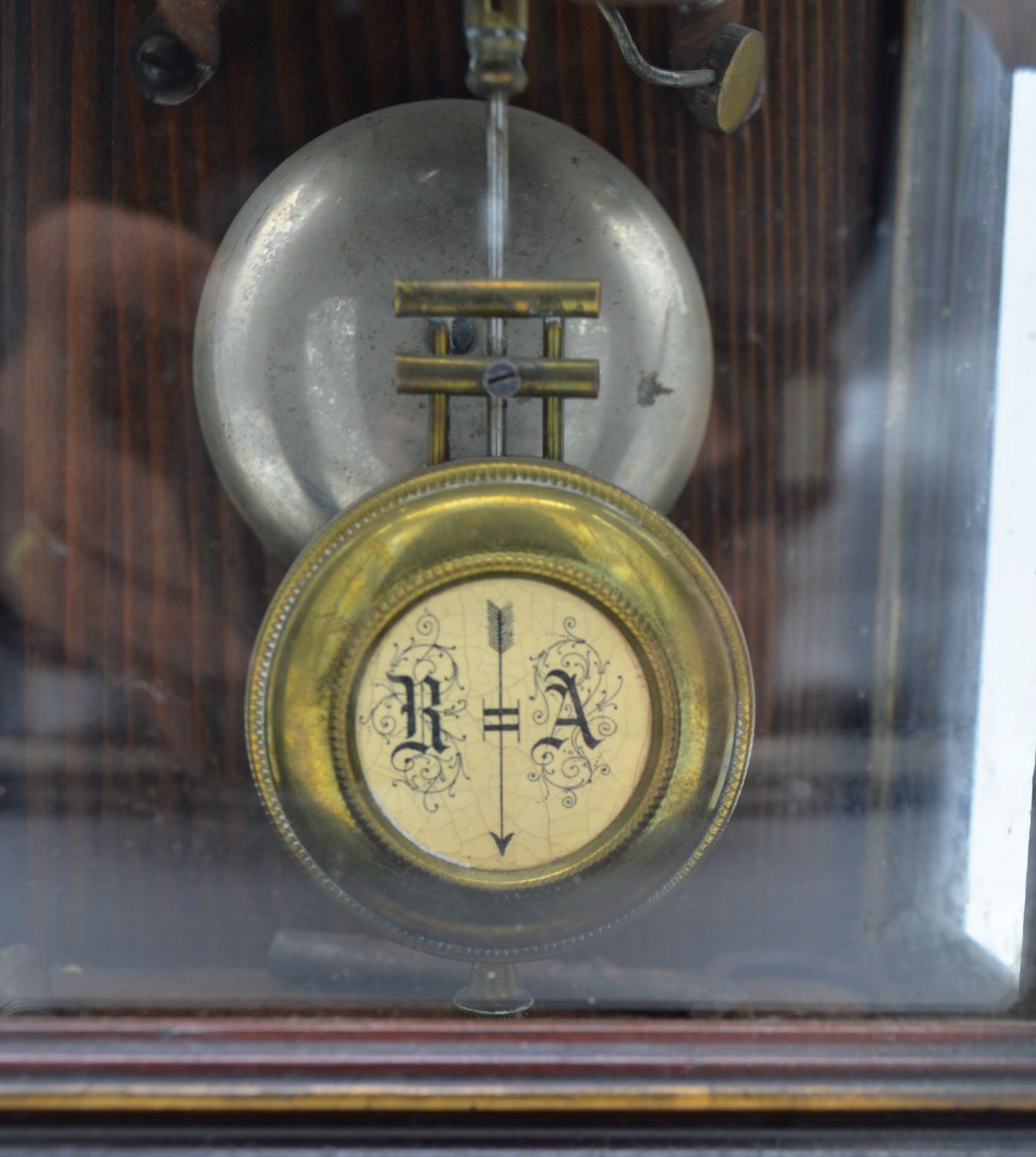 Pendule à réveil avec ses clés JUNGHANS 1930-50 - Image 3 of 4