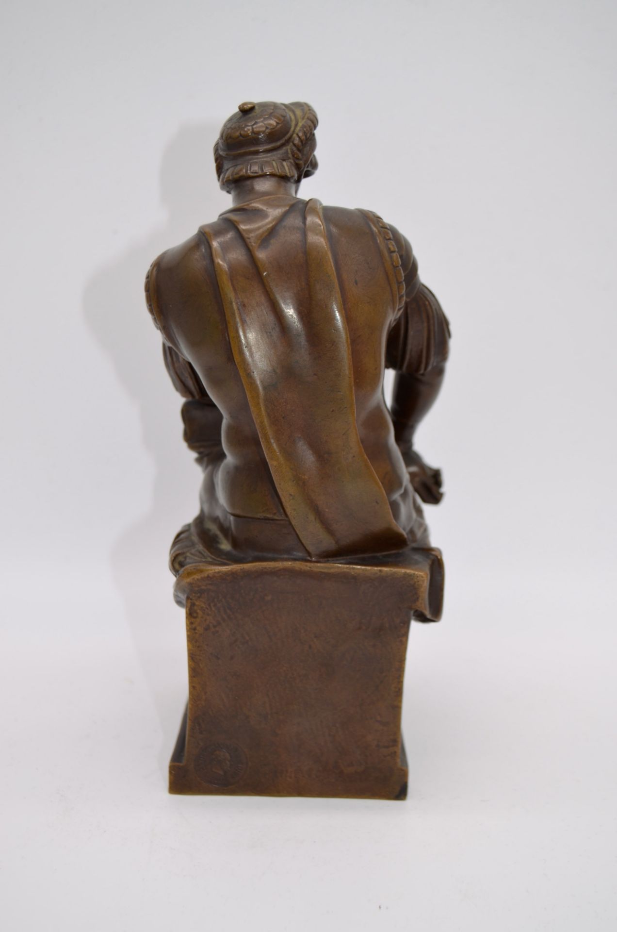 Bronze assis Laurent de Médicis par Ferdinand Barbedienne (1810-1892) - Image 3 of 5