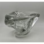 Vase/vasque en cristal Val Saint Lambert Modèle d'après Antonio et Guido Bon