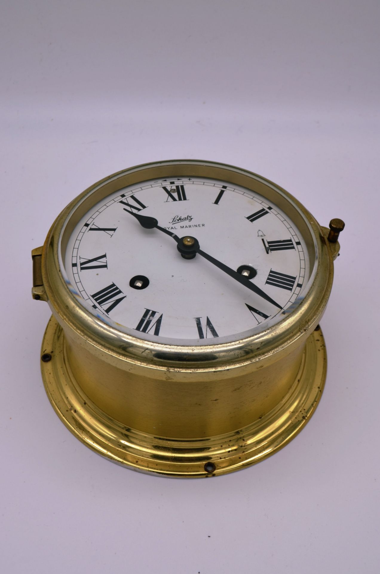 Horloge marine vintage Schatz Royal Mariner - Laiton - Seconde moitié du XXe siècle