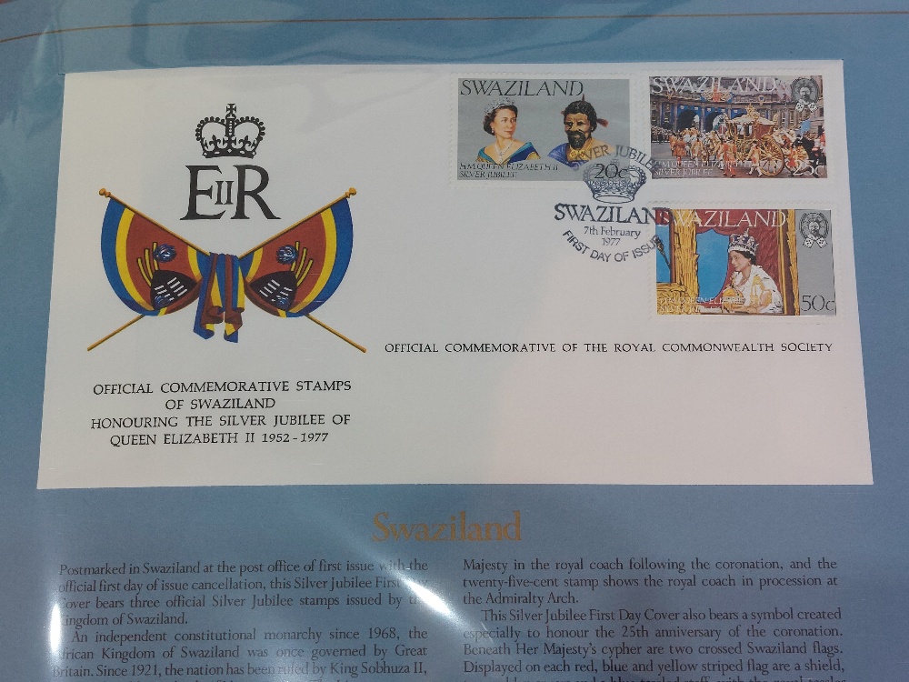1977 Official Royal Commonwealth collection silver jubilee First Day Covers. 52 in total - Image 9 of 9