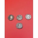 Roman coins x 4