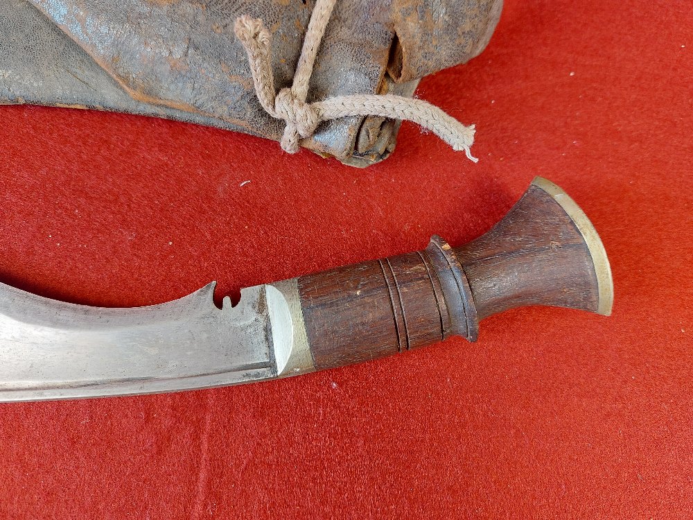 Rare WW2 Kukri Gurkhas knife British Army issue Broad arrow marked - Image 2 of 2